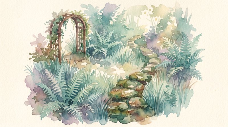 Fern Hollow, the cat garden of the meadow